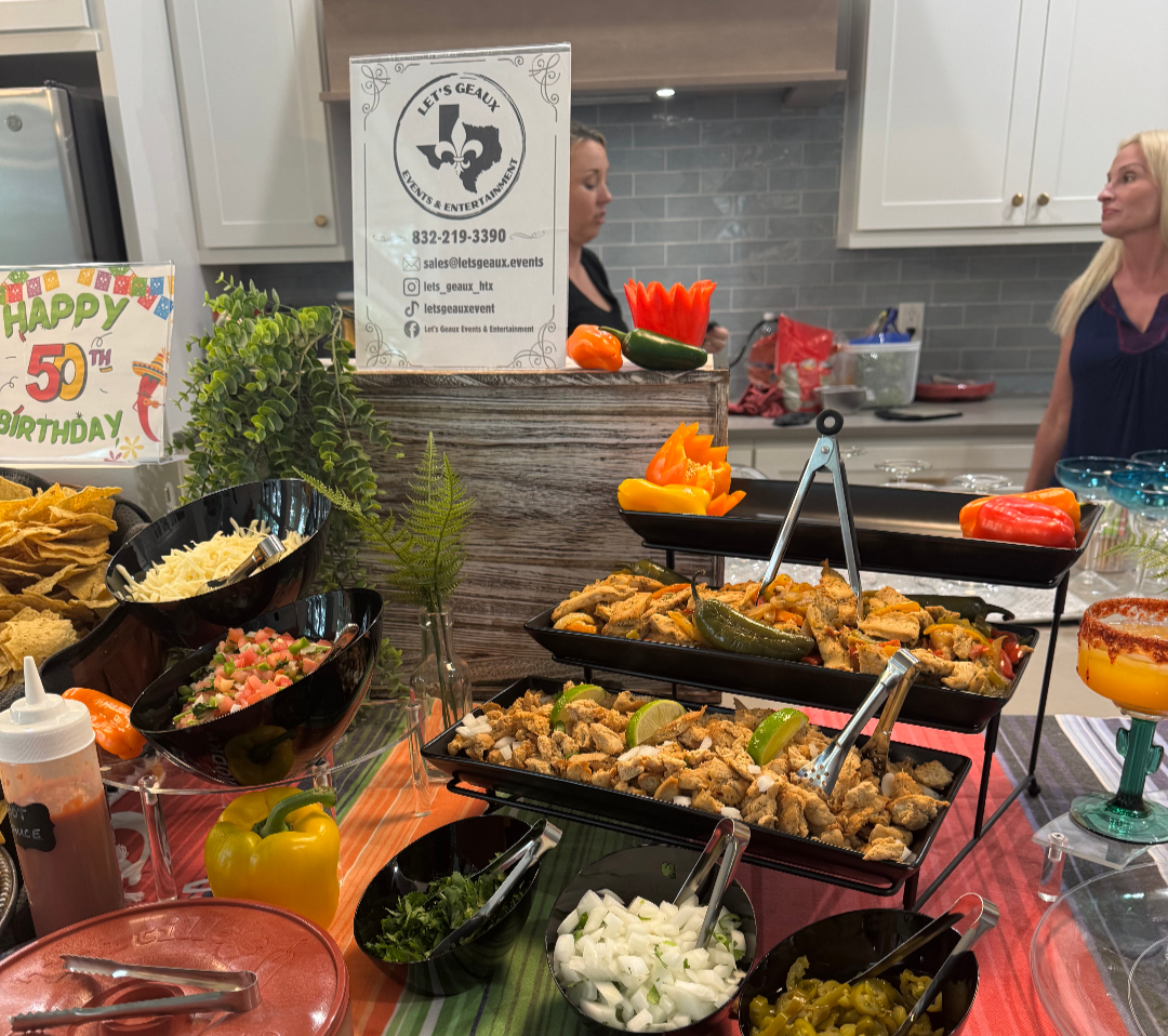 corporate catering setup in Marble Falls TX venue