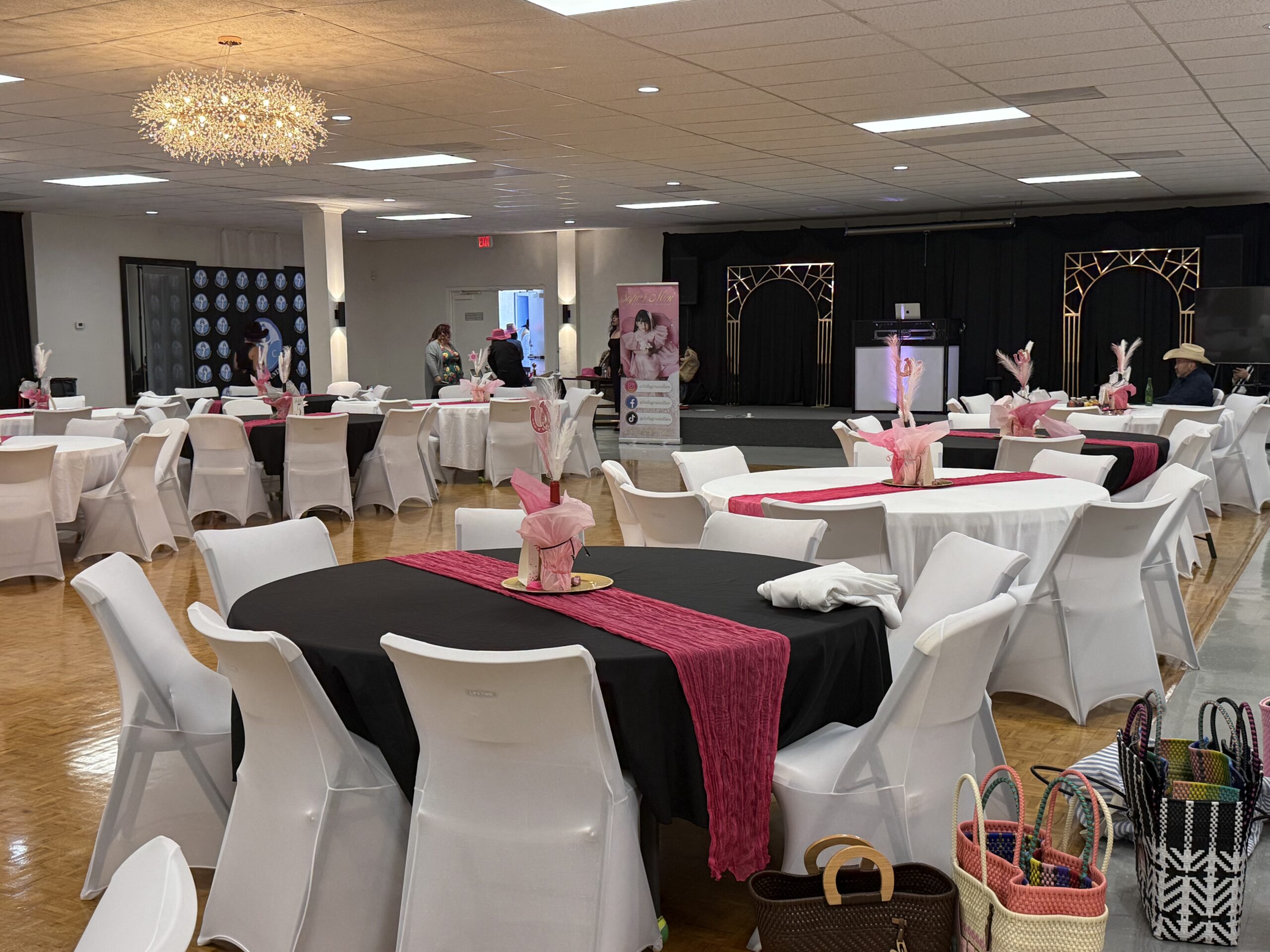 corporate event planning setup in Marble Falls TX venue